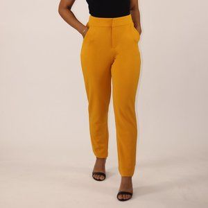 Yellow Dress Pant with Pockets